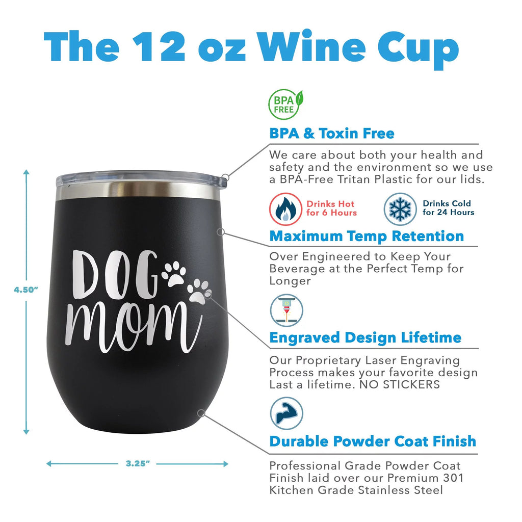 Engraved 12 oz Red Wine Cup U719463