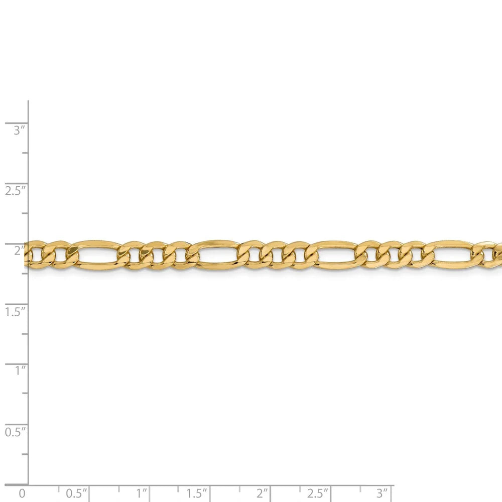 14kt Yellow Gold 20 inch Figaro Chain with Lobster Clasp S671888