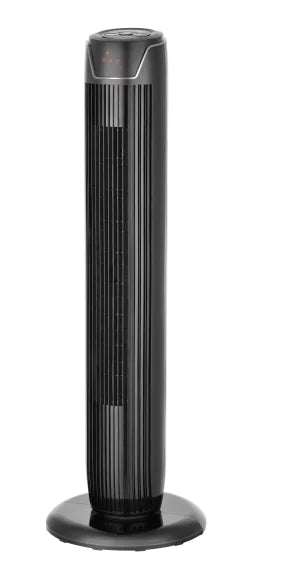 Black 3-Speed Oscillating Tower Fan T583