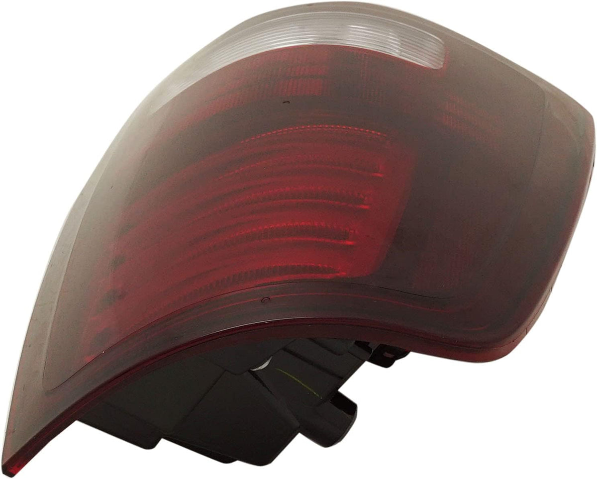 Tail Light with Clear & Red Lens Black Interior LED Driver Side Q6698