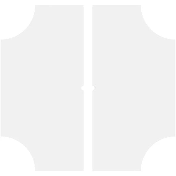 PVC Contemporary Ceiling Medallion Two Piece L4219