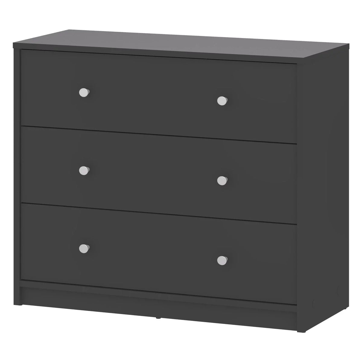 White 3 Drawer Dresser F66026