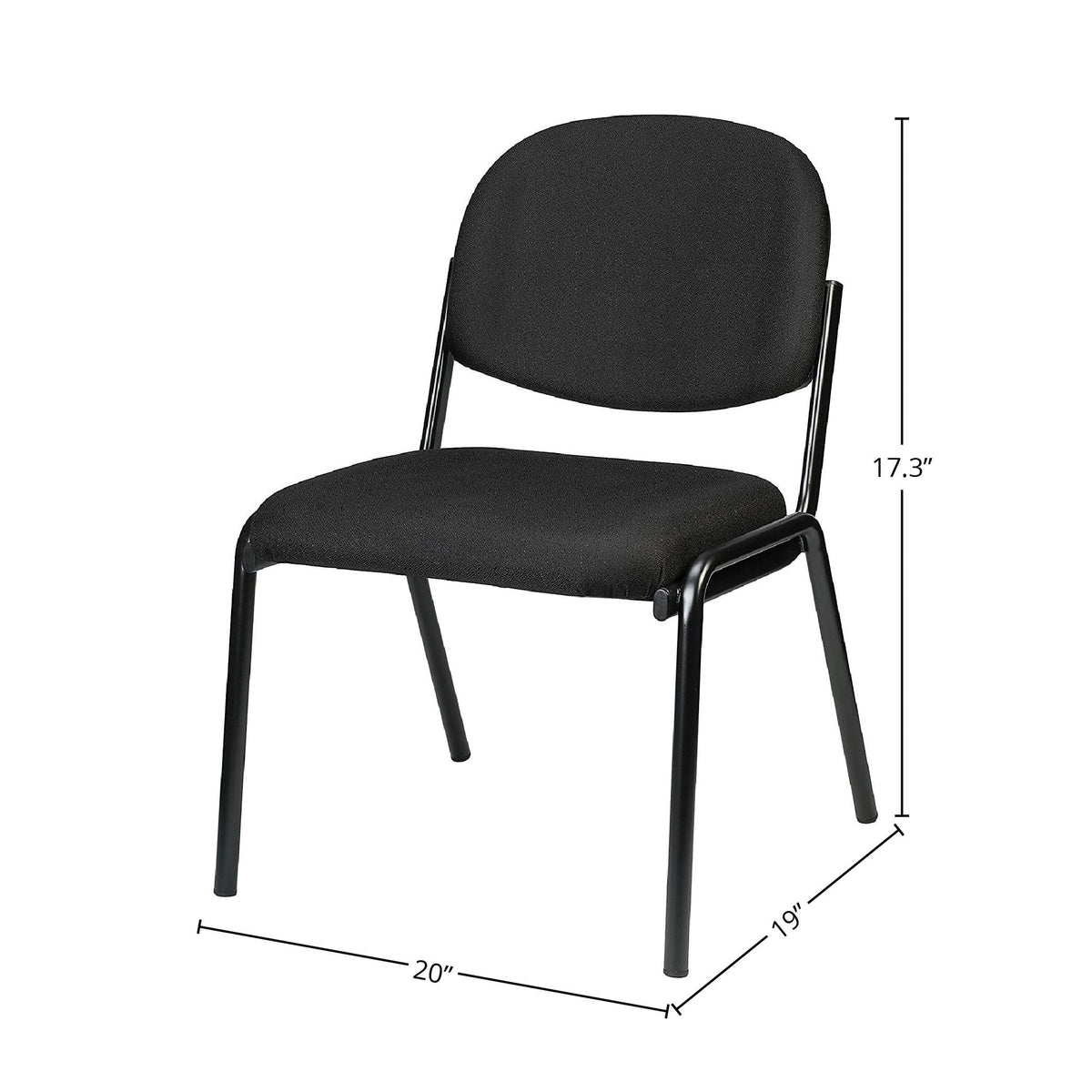 Black Side Chair, Set of 2 E692