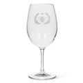 Clear Frosted Acrylic Wine Goblet Set of 6 V627