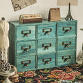 Traditional Solid Wood Small Chinese Medicine Cabinet Apothecary Drawer Dresser M985