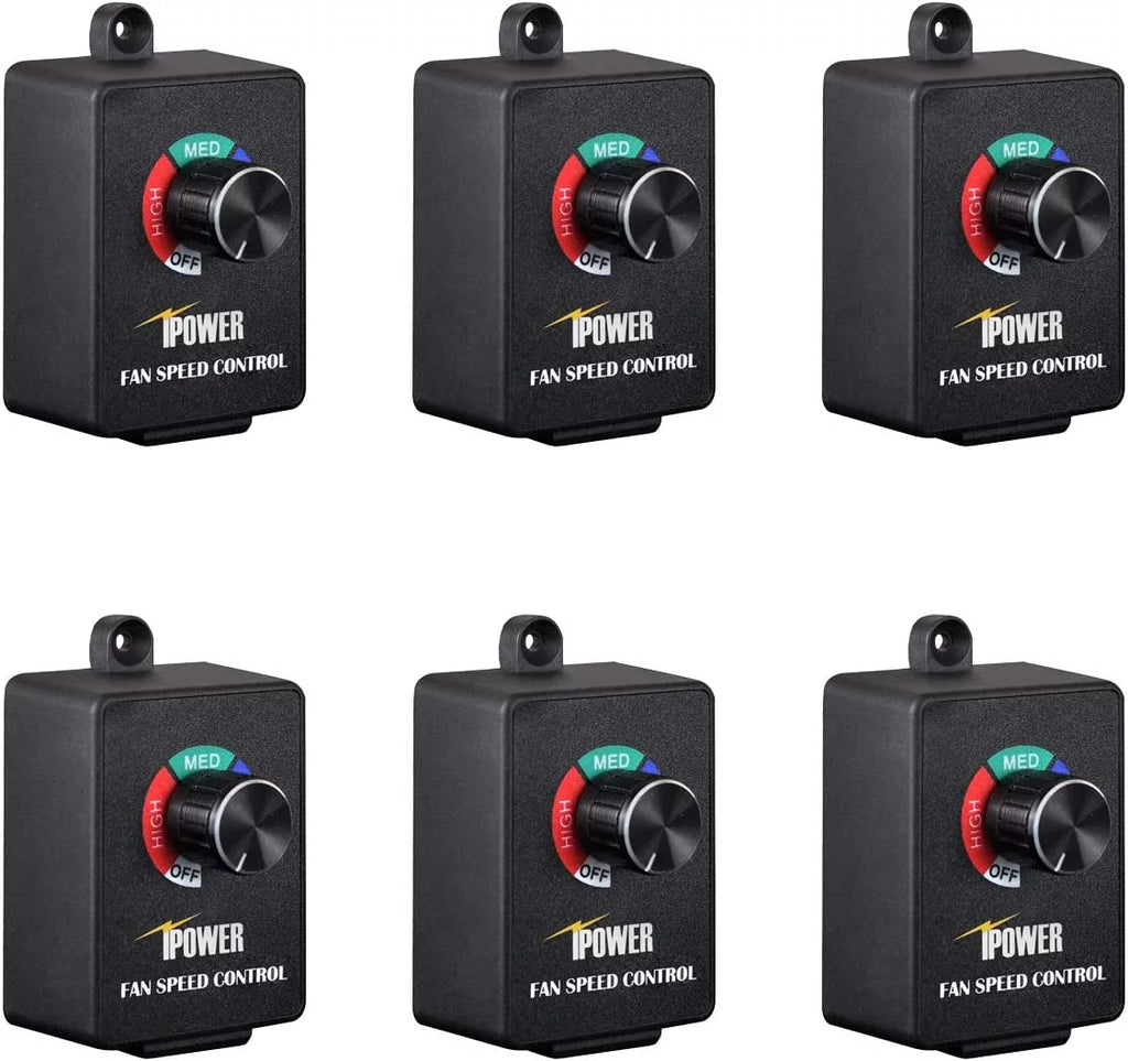 6 Pack Inline Duct Fan HVAC Speed Controller X439
