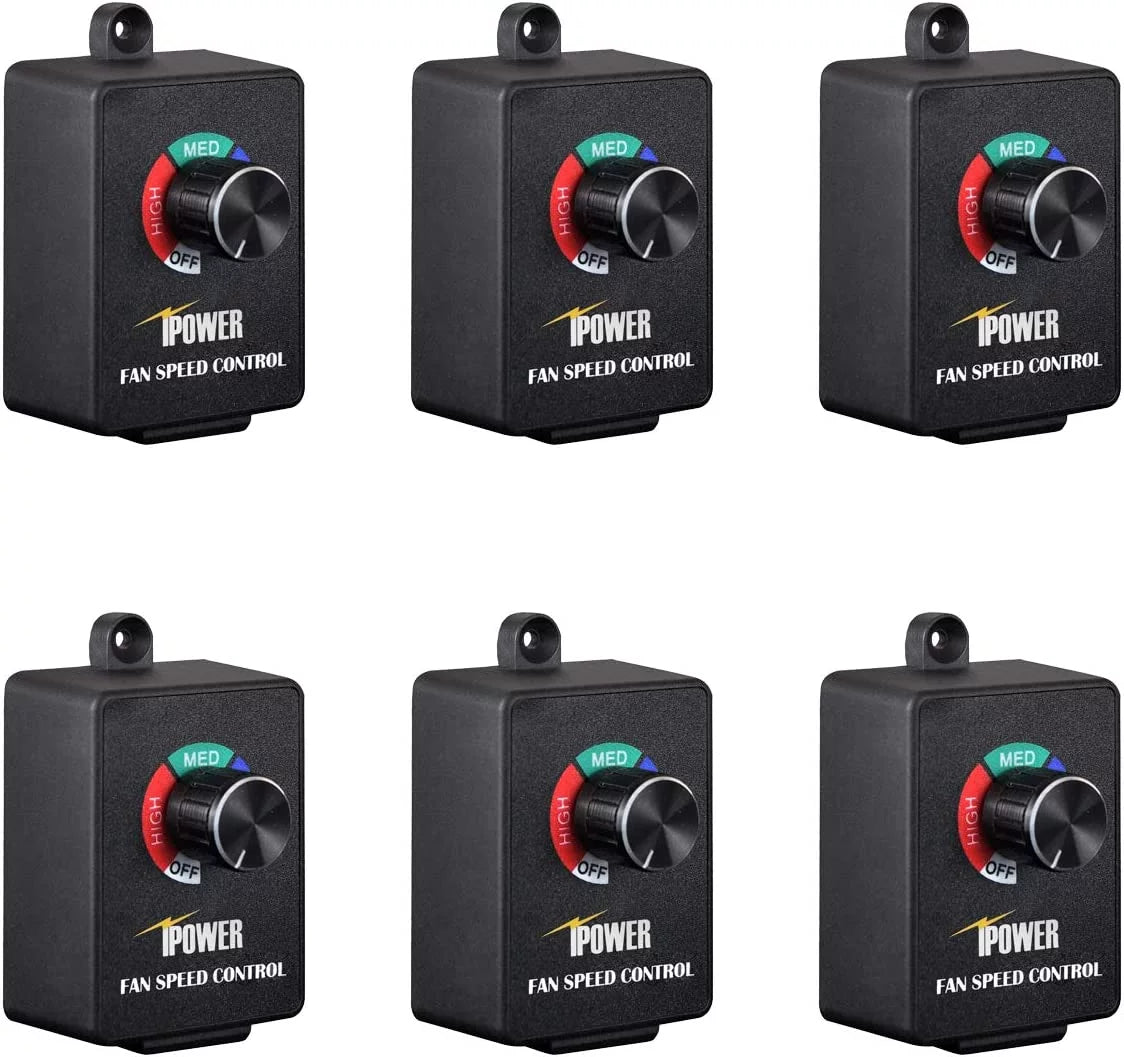 6 Pack Inline Duct Fan HVAC Speed Controller X439