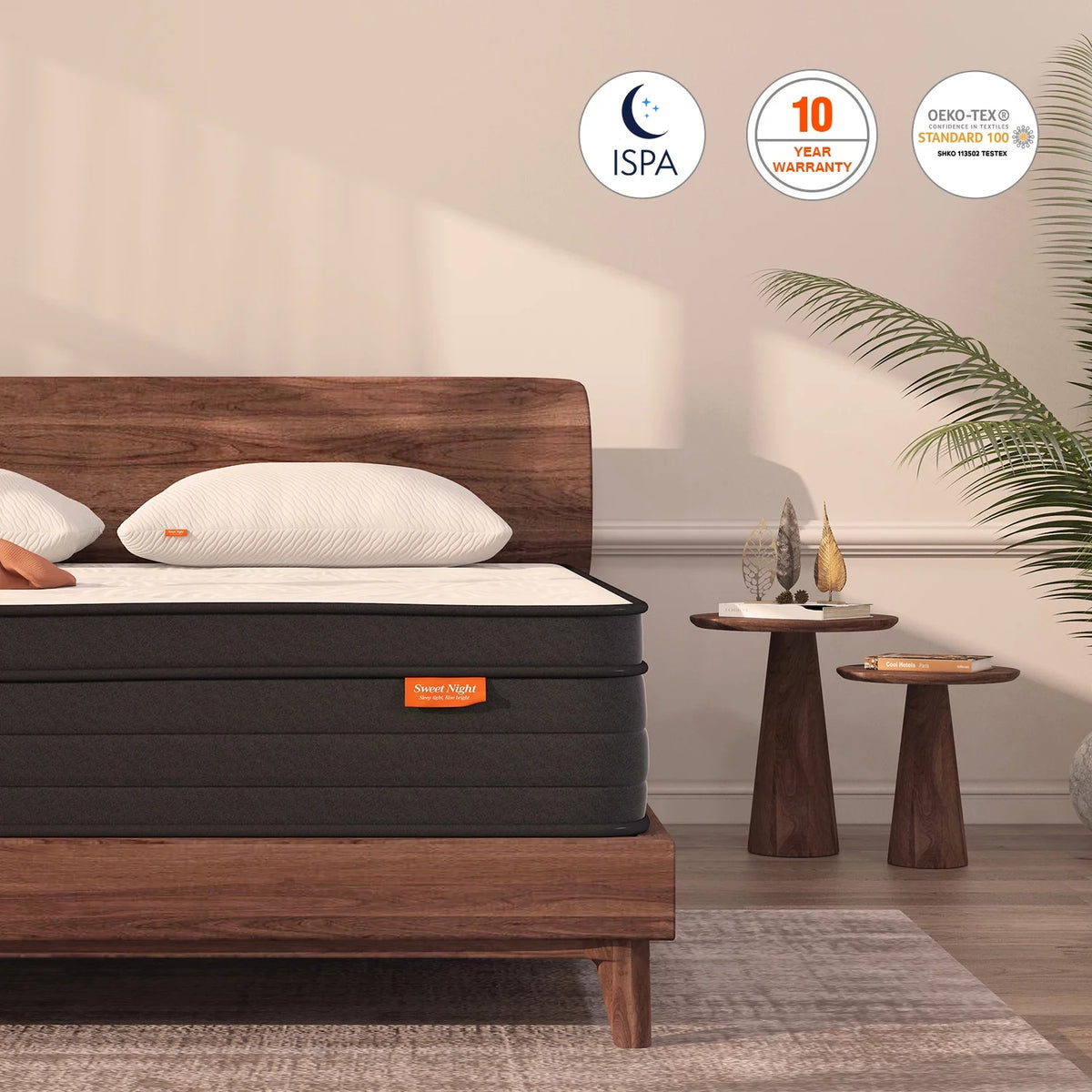 King Size Medium Firm Memory Foam Hybrid Mattress M4963