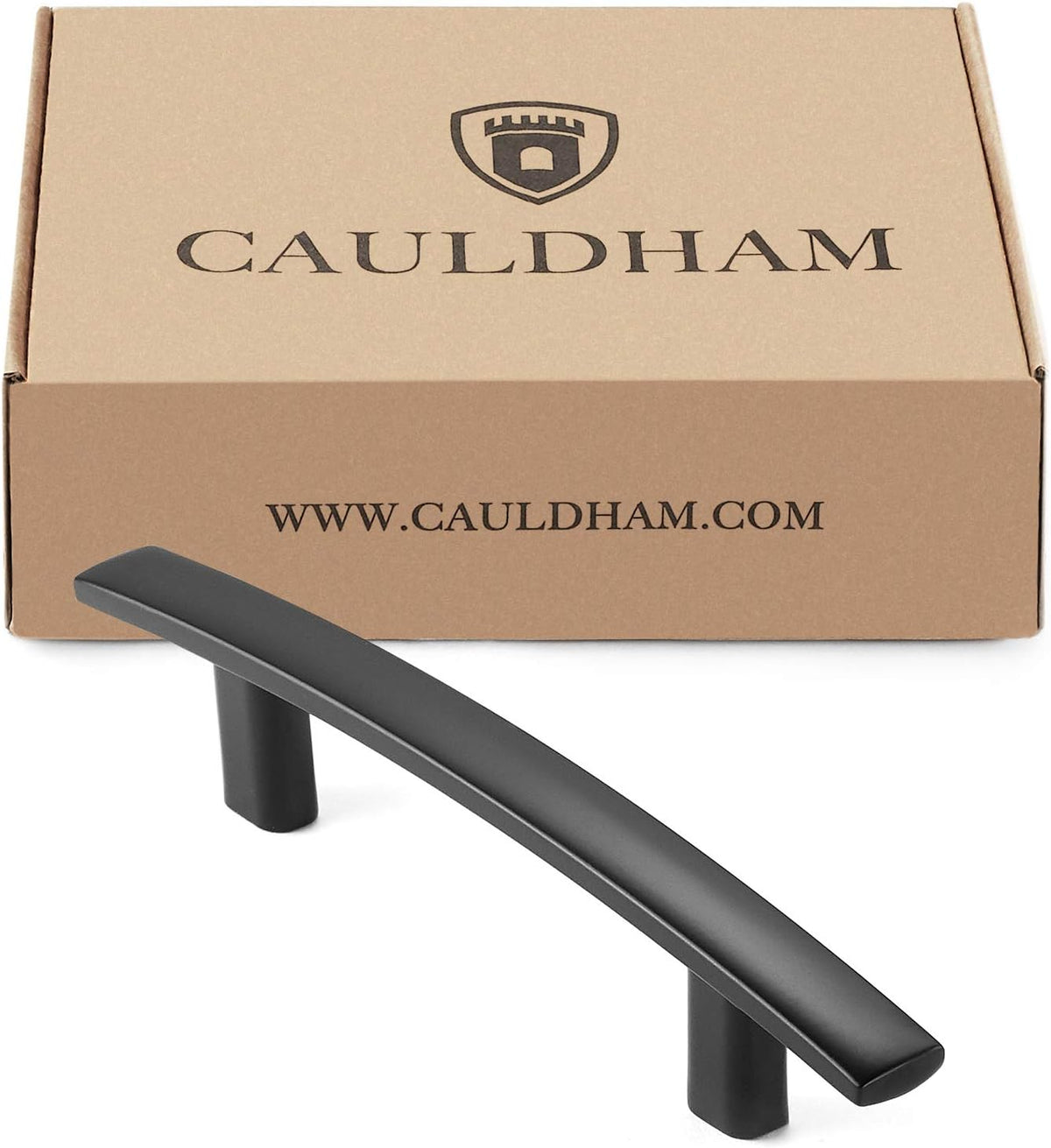 25 Pack Matte Black Kitchen Cabinet Arch Pulls Handles I20180