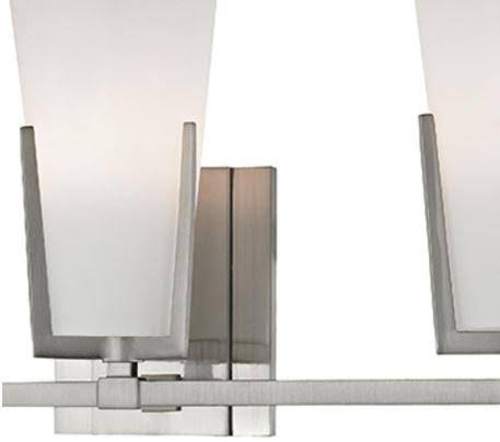 3 Light Bath Bracket, Satin Nickel B43489