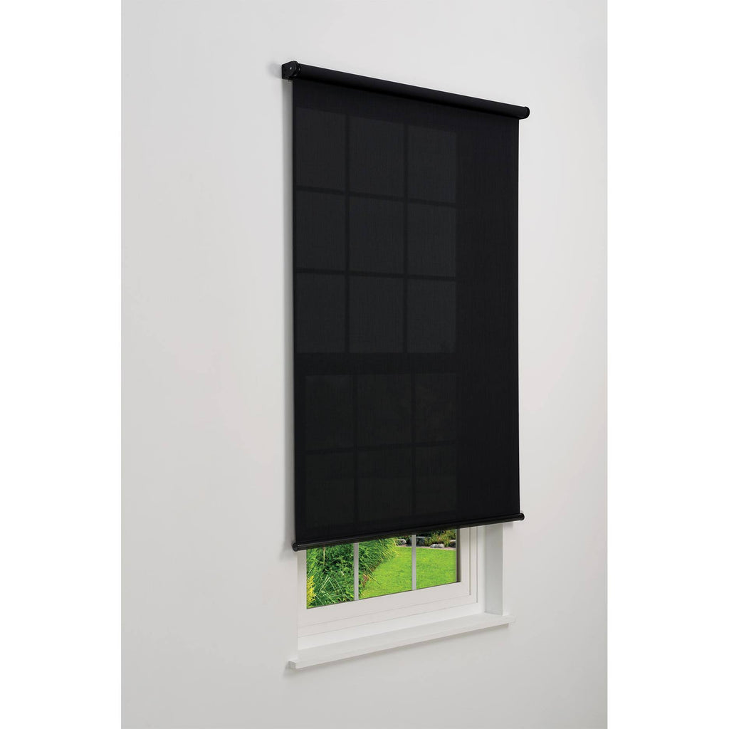 White 71 W x 78 H Cordless Solar Roller Shade S407