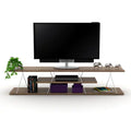 Mid Century Modern 4 Shelves 56 inch Low Tv Stand I6678