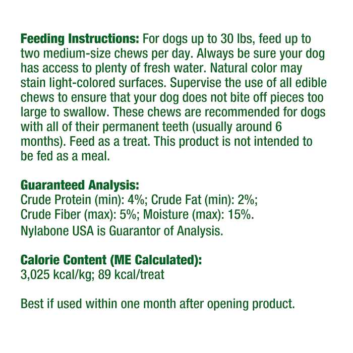Natural Nutri Dent Fresh Breath Dental Chews O4089