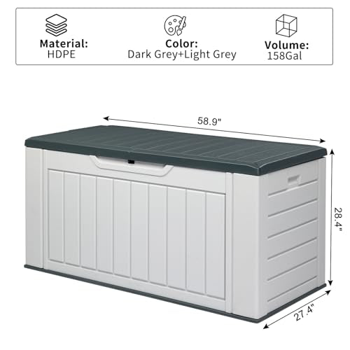 White Resin Outdoor Storage Shed (59 Cu.ft) Z442