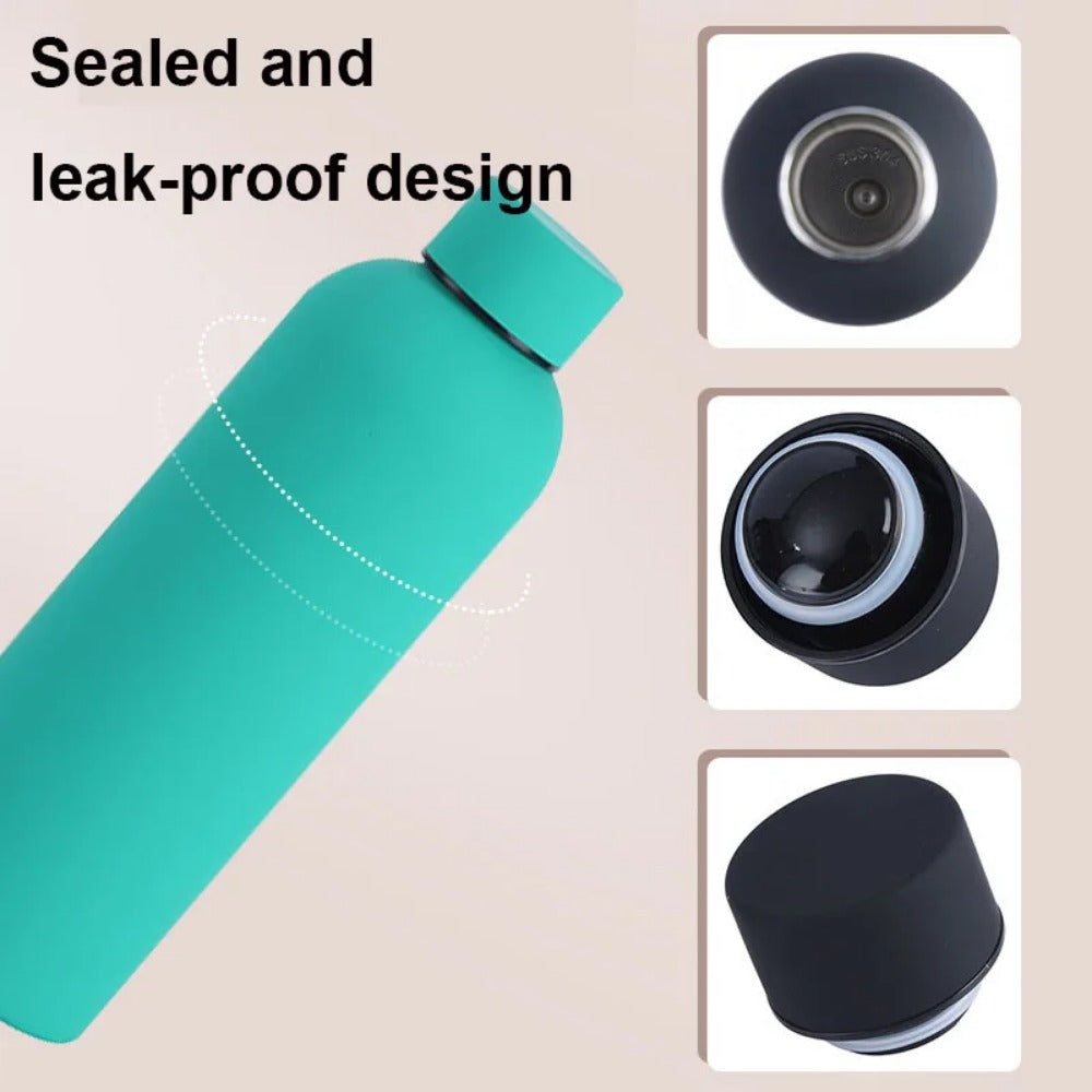 17.6 oz Stainless Steel Insulated Thermos Bottle M741