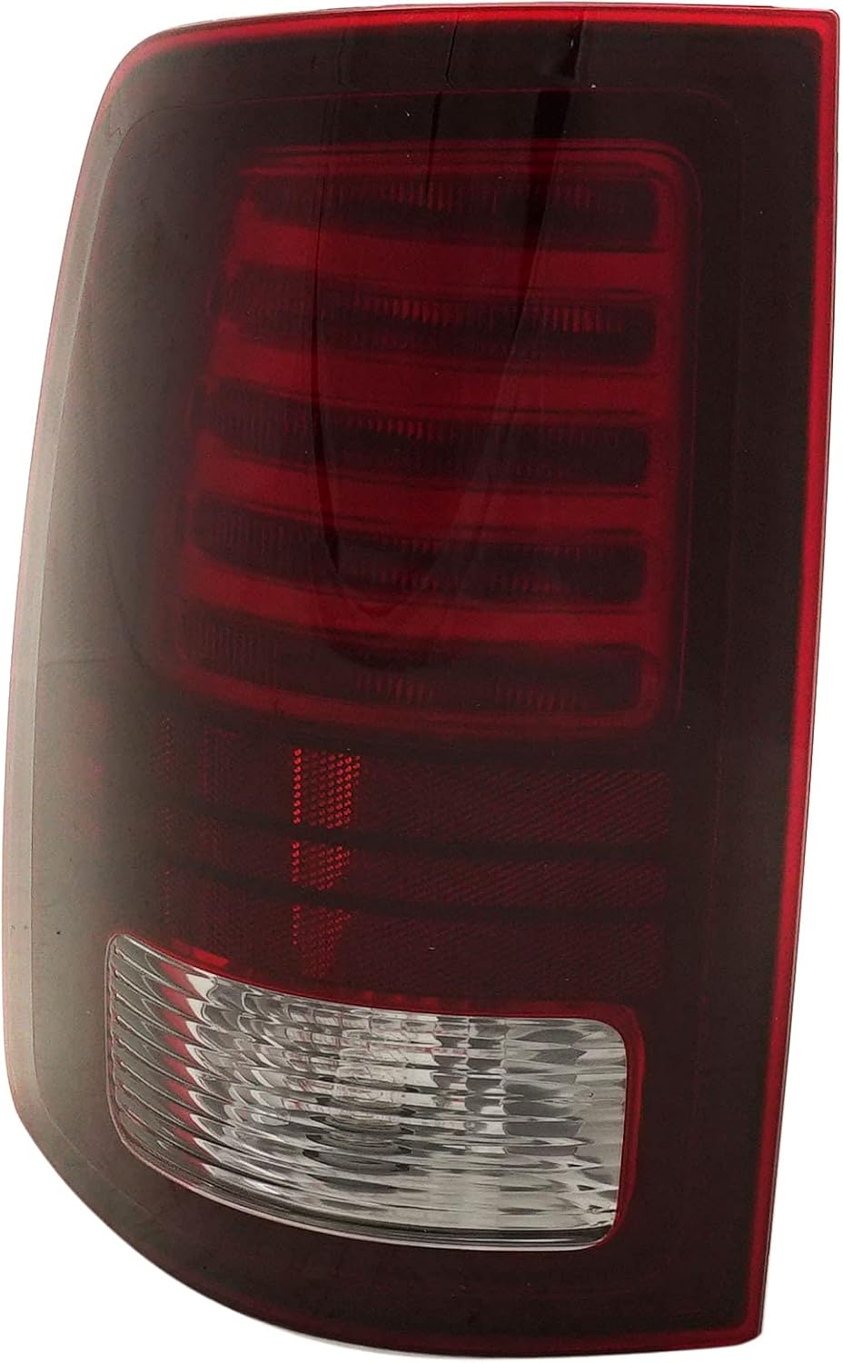 Tail Light with Clear & Red Lens Black Interior LED Driver Side Q6698