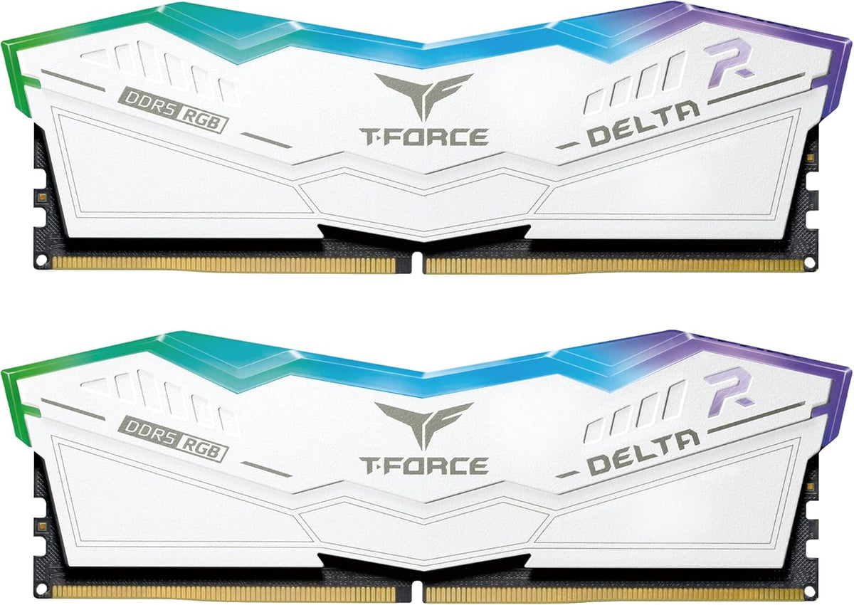 32GB (2x16GB) DDR5 6400MHz CL40 Desktop Memory Ram (White) N22745