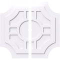PVC Contemporary Ceiling Medallion Two Piece L4219
