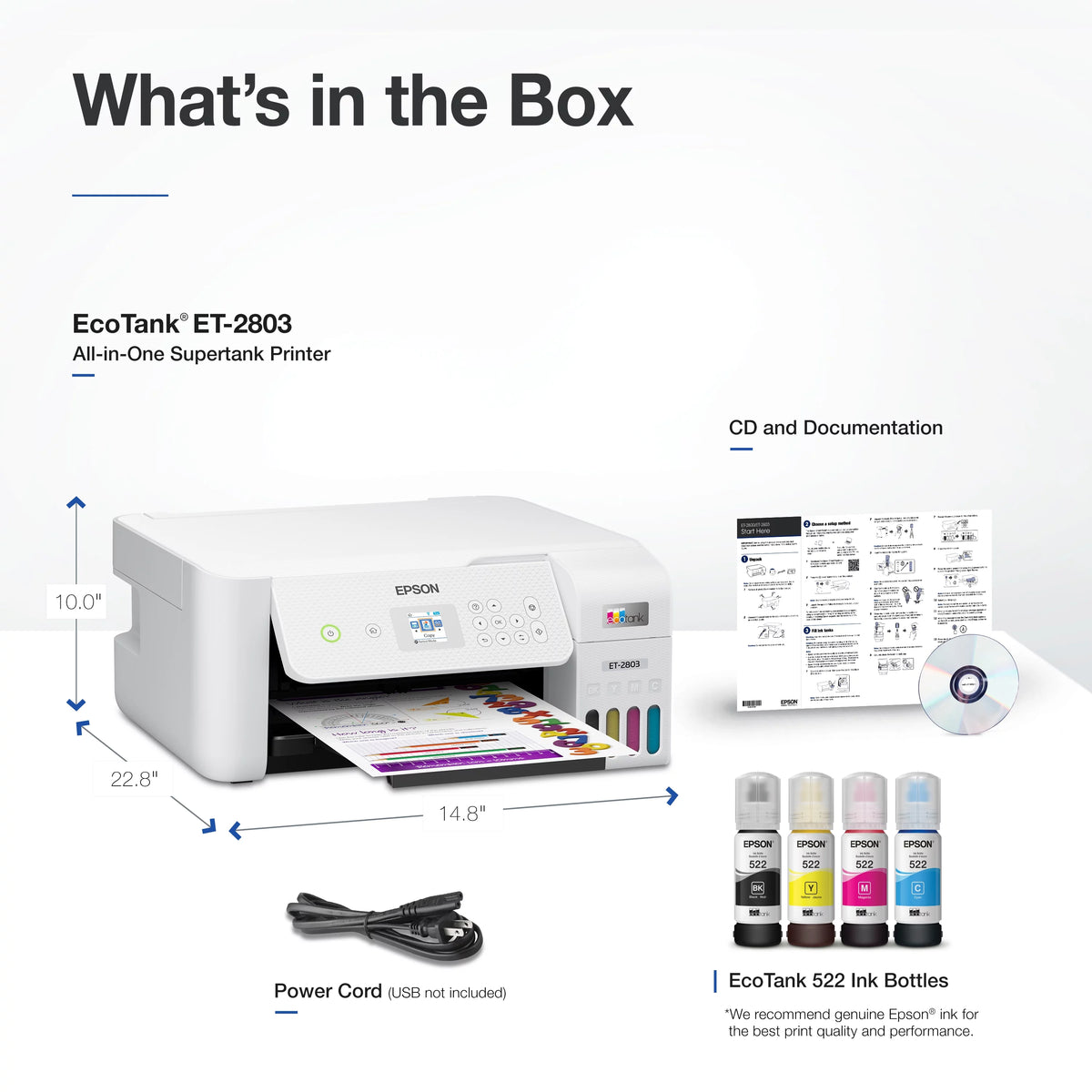Wireless All-in-One Cartridge-Free Printer S257635