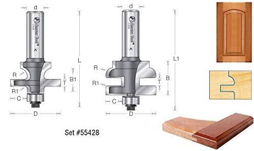 Carbide Tipped Raised Panel 5/32 Radius x 3-9/16 D C61432