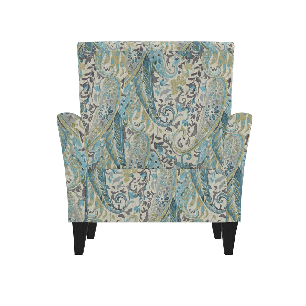 Transitional Flared Arm Armchair D780882
