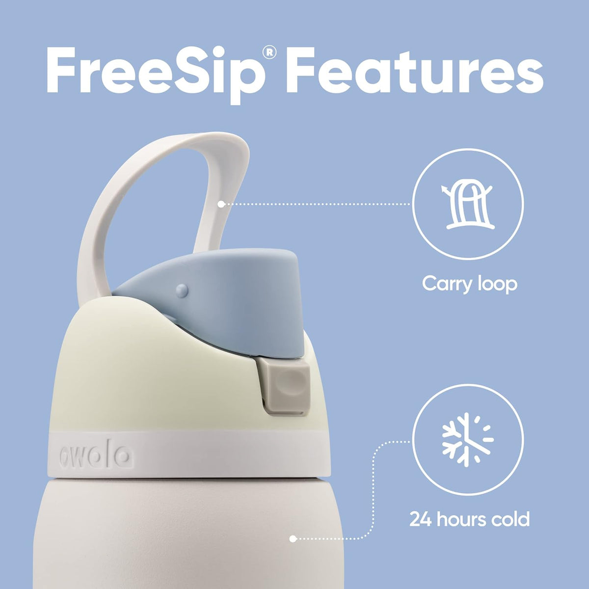 Insulated Stainless Steel Water Bottle with Straw and Silicone Boot M1476