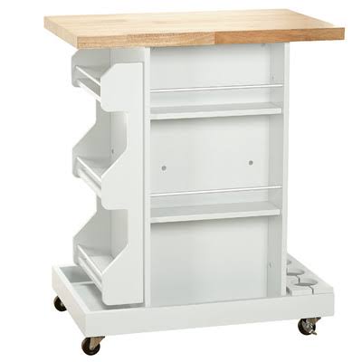 Kitchen Cart with Wood Top S338