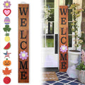 Wooden Welcome Sign U757