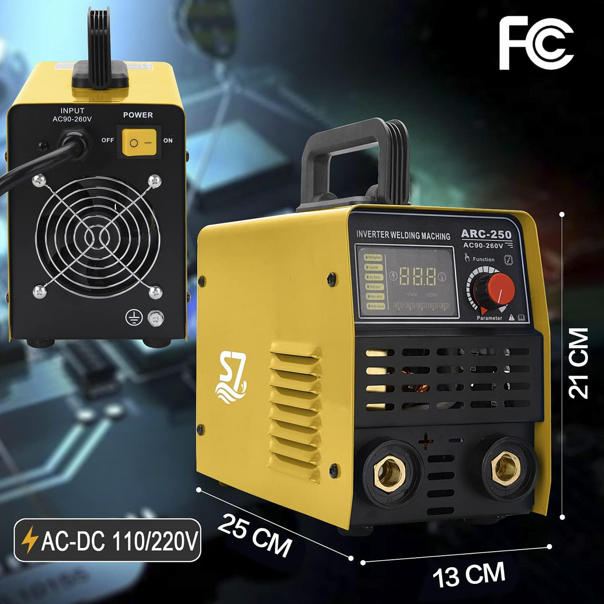 250A ARC Inverter IGBT Digital Display Welder E27648