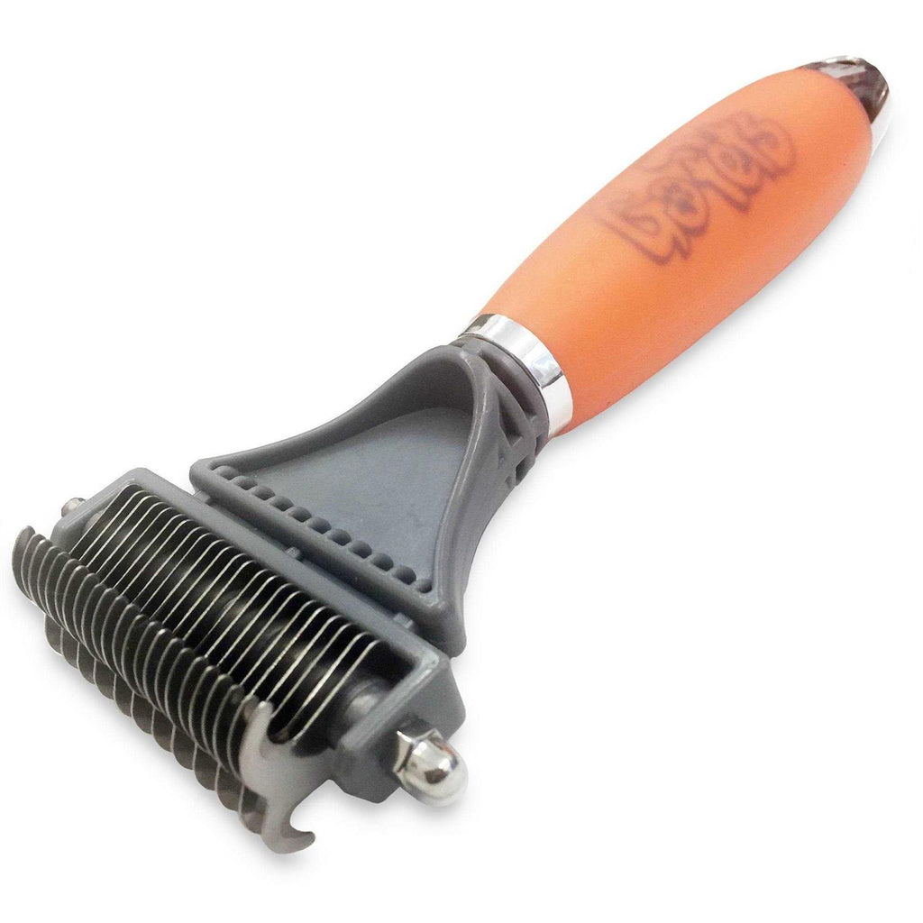 2-Sided Dematting Comb Grooming Rake for Cats & Dogs J644037
