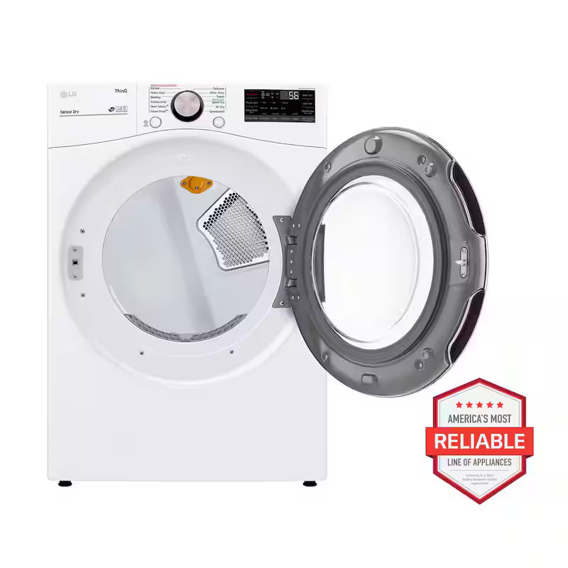 7.4 Cu. Ft. Vented Electric Dryer in White O1004