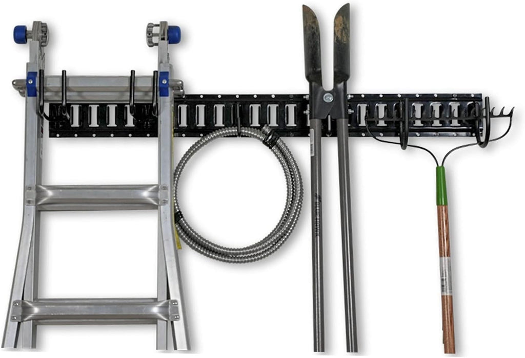 7-Piece Steel Tool Storage Rack Set with 4' Rail Z3504