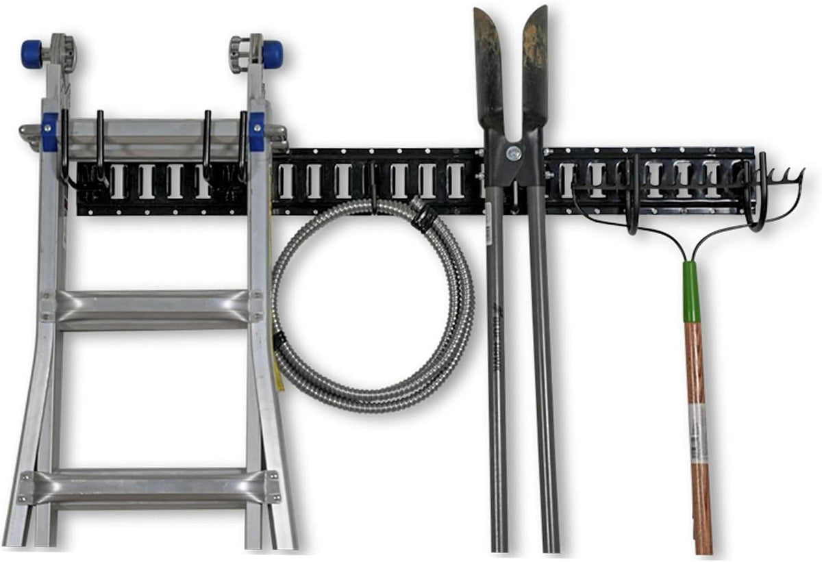 7-Piece Steel Tool Storage Rack Set with 4' Rail Z3504
