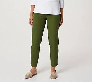 Vineyard Green Stretch Ankle Pants Q6571