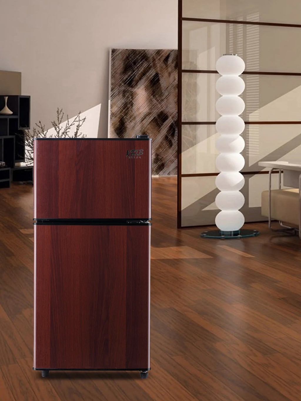 3.5 Cu.ft Mini Fridge with 7 Level Thermostat V983