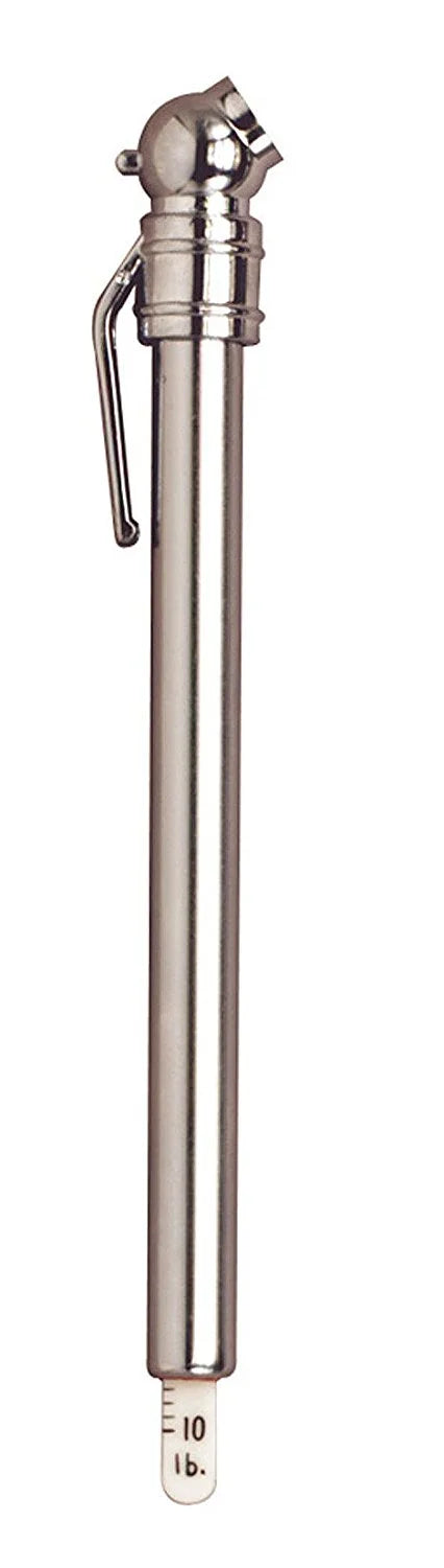 Chrome Pencil Tire Gauge 6 Length G3848
