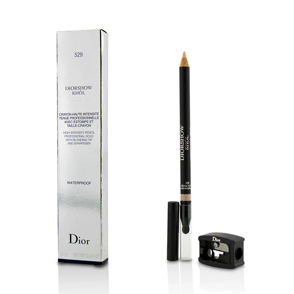 White Khol Waterproof Pencil with Sharpener V813