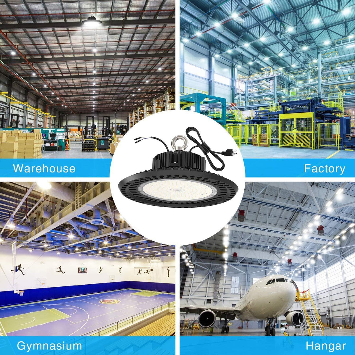 250W UFO LED High Bay Light 5000K Dimmable R79823