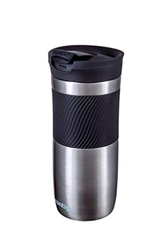 Black Stainless Steel Travel Mug, 590 ml X442324