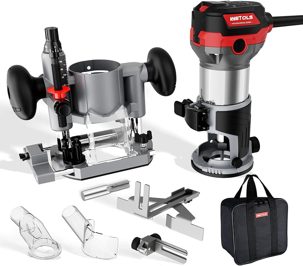 Compact Router Tool Set with Carrying Case Q4395