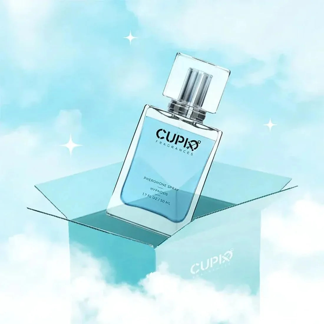 Cupid Hypnosis Cologne Long-lasting Fragrances Natural Herbal Woody Fragrance for Men (2 Bottles) Q793425