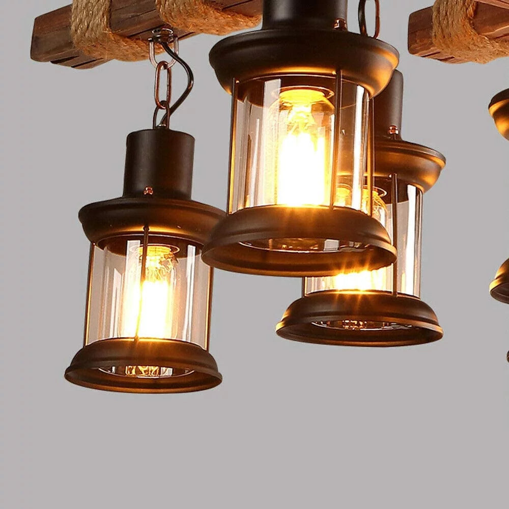 8-Light Farmhouse Chandelier L4524