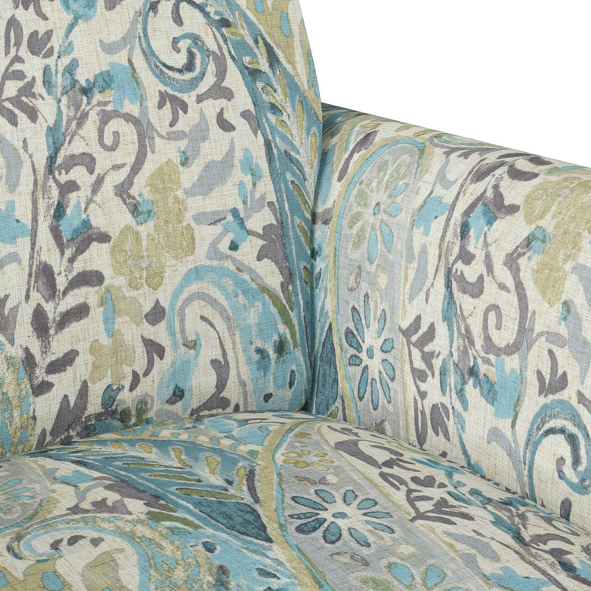 Transitional Flared Arm Armchair D780882