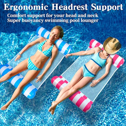 8 Pack 4-in-1 Pool Floats PVC E82983