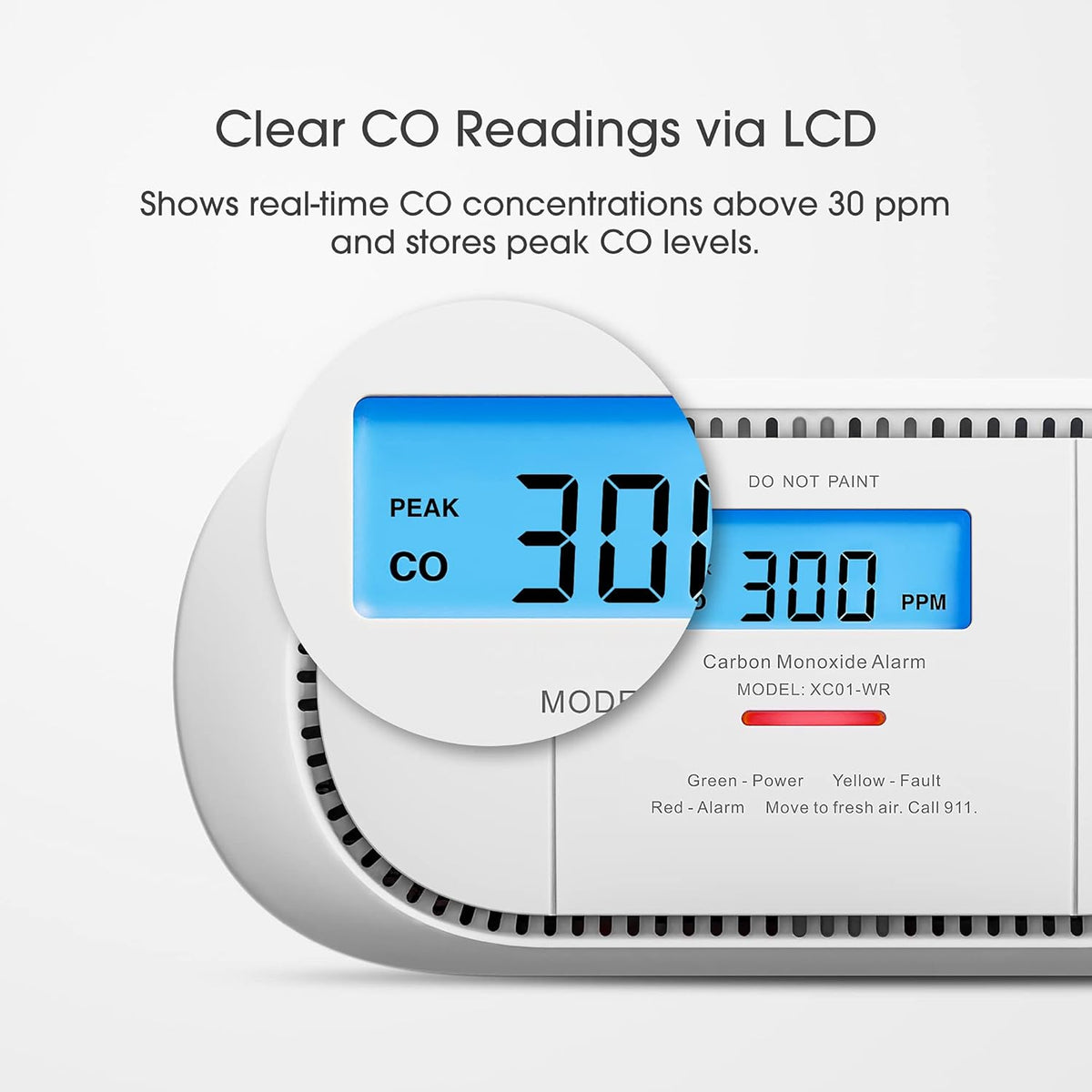 Wireless Interconnected Carbon Monoxide Detector, Pack of 2 V824819