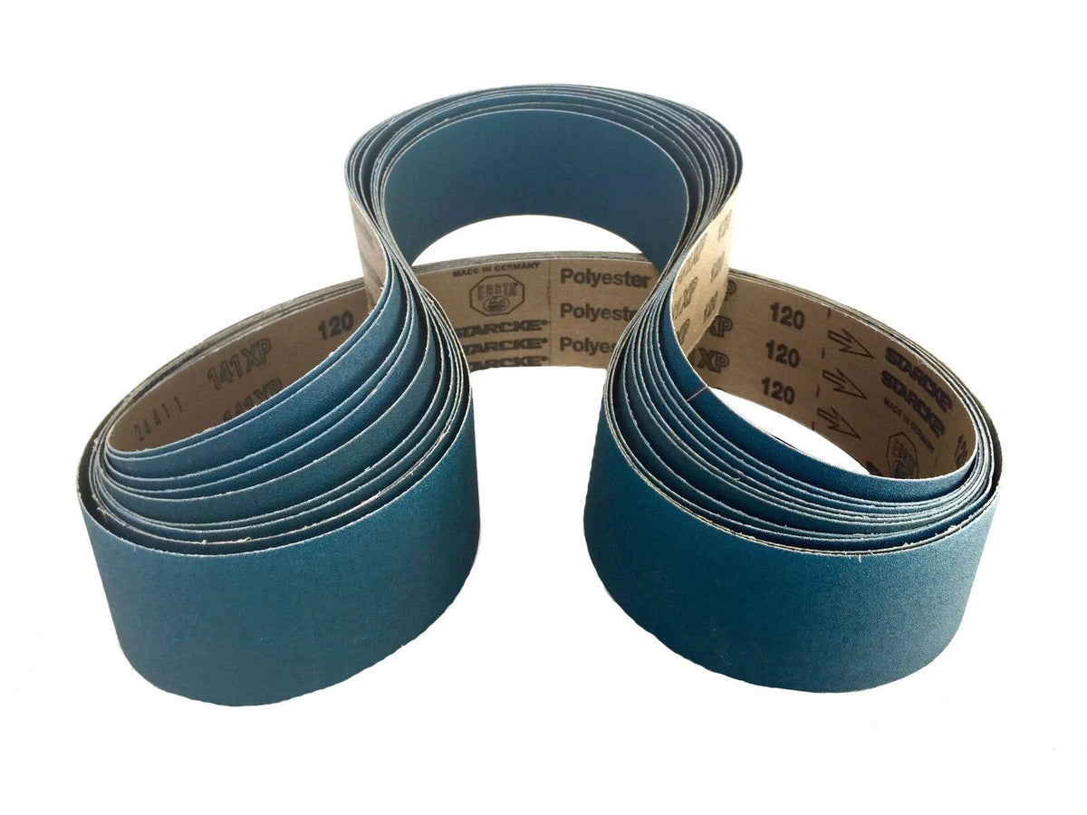 2 x 60 40 Grit Zirconia Cloth Abrasive Sander Belts G450673