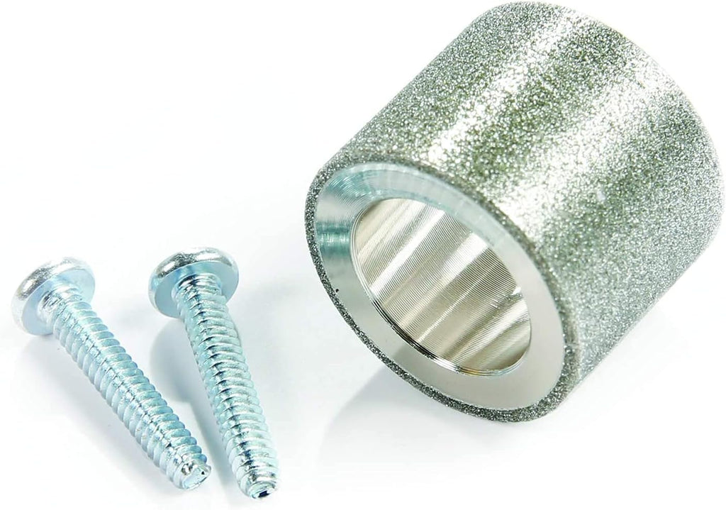 Drill Bit Sharpener for High-Speed Steel, Masonry, Carbide, Cobalt, TiN-coated Drill Bits, Adjustable Angles 115° to 140°, Sharpens 3/32in to 3/4in Drill Bits N57515