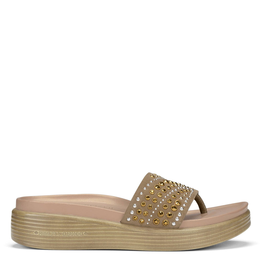 Natural Suede Slide I500