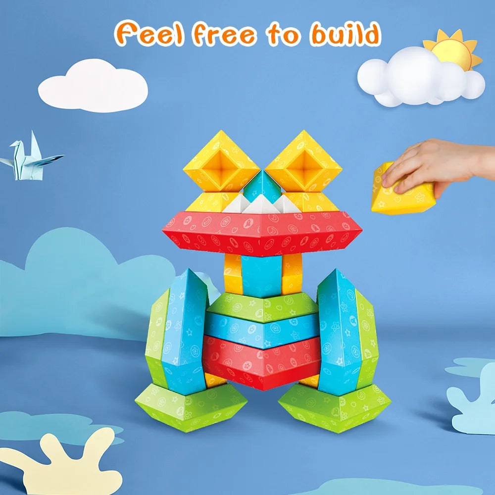 30PCS Multicolor Stacking Game Block Set Educational Toys N9661