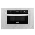 24 in. 1.2 Cu. Ft. Stainless Steel Microwave Drawer with 30 in. Trim Kit J566109